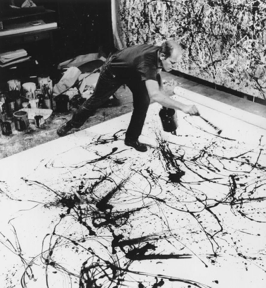 Pollock, peinture gestuelle